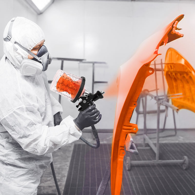 Đổ đầy, khóa, xịt——Xong rồi!