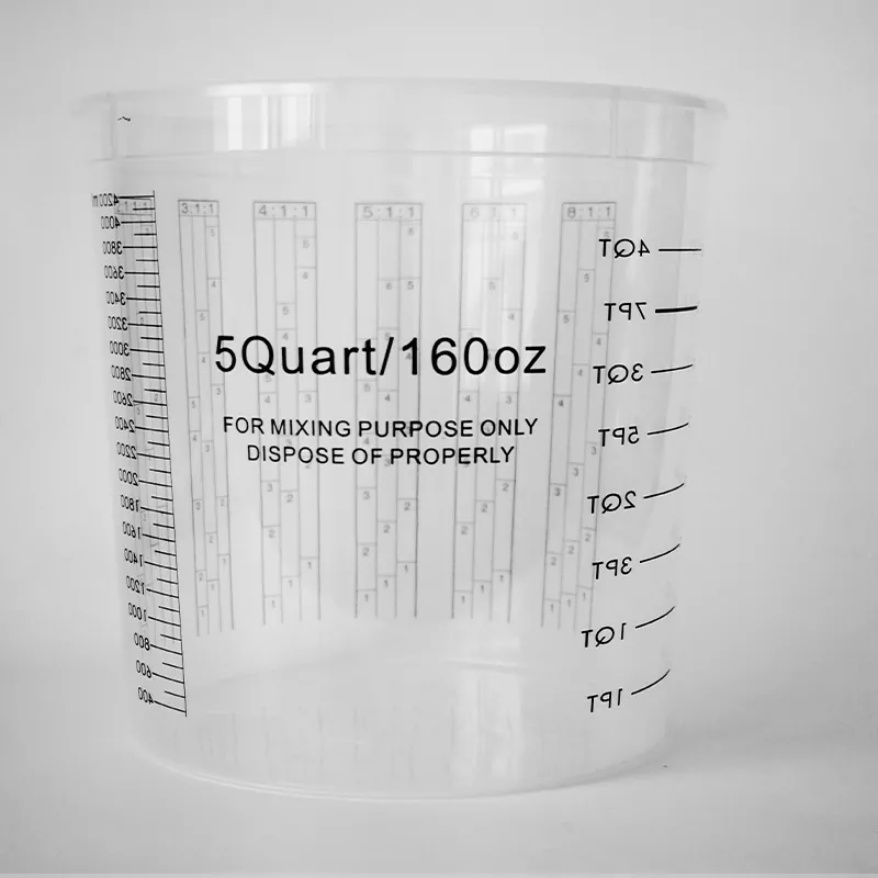 5000ml pp ô tô sơn trộn với nắp